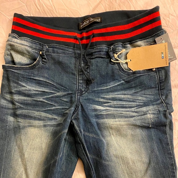 NWT Almost Famous athletic jeggings - Picture 3 of 8